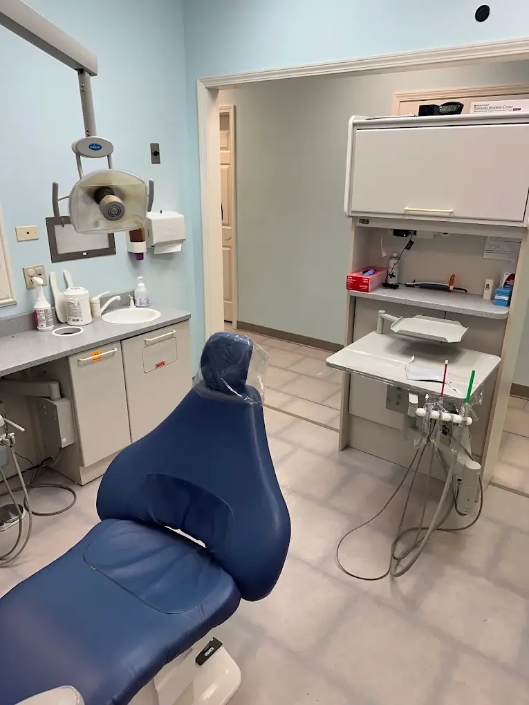 A treatment room at the AP Family Dentistry office in Mentor, Ohio