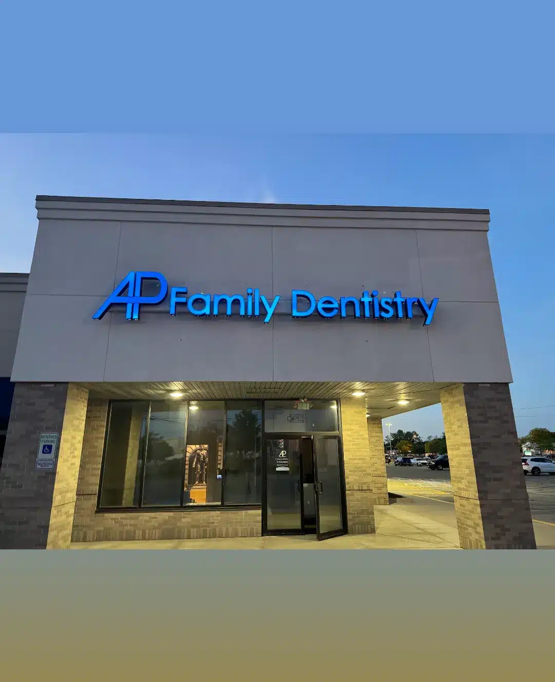 The AP Family Dentistry office on Great Northern Boulevard in North Olmsted, Ohio